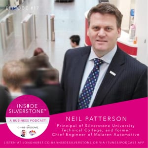 Neil Patterson, Principal of Silverstone University Technical College, and former Chief Engineer of Mclaren Automotive